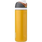 Owala FreeSip Insulated Stainless Steel Water Bottle with Straw for Sports and Travel, BPA-Free Sports Water Bottle, 24 oz, G