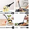Kitchen-Utensil-Set-12-Cooking-Utensils-Set-Colorful-Silicone-Kitchen-Utensils-Nonstick-Cookware-with-Spatula-Set-Kitchen-Tools-Kitchen-Gadgets-with-Utensil-Crock-by-Umite-Chef-Black 12 PCS Silicone Kitchen Cooking Utensil Set, Heat Resistan BPA-Free Kitchen Utensils, Umite Chef Nonstick Cookware with…