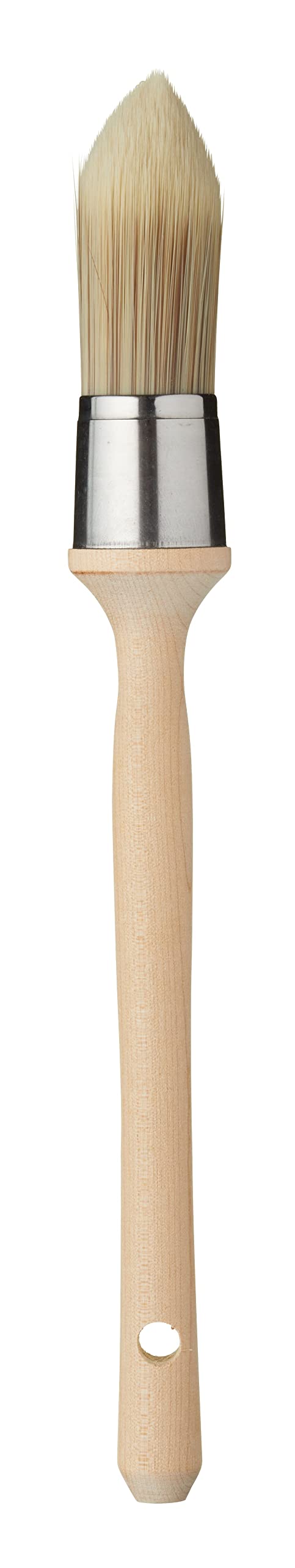 ProDec 25mm Trade Professional Pointed Synthetic Sash Brush Ideal for Precise Painting of Sash Windows, Architraves and Other Curved, Moulded or Profiled Surfaces with Gloss and Satin Paints