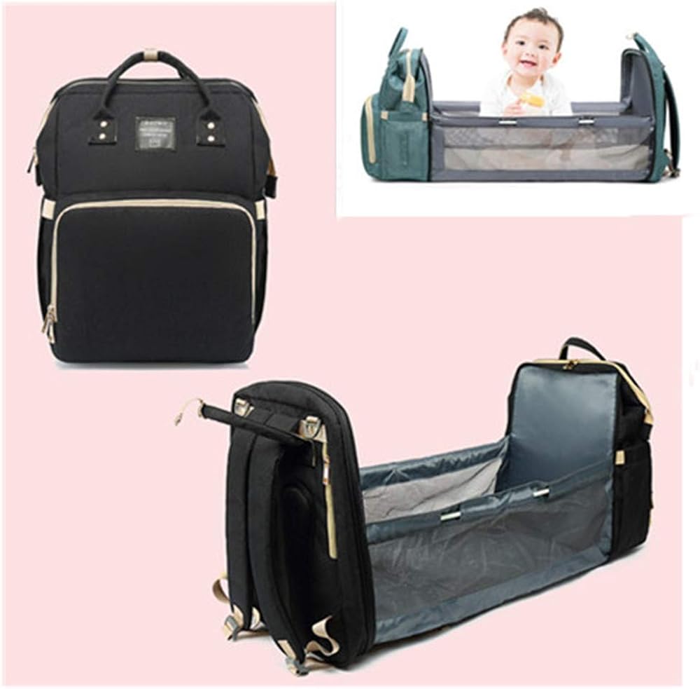 3in1 collapsible crib backpack multifunction waterproof mom