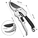 Pruning Shears, 8 inch Professional Hand Pruners Garden Clippers with SK-5 Sharp Steel Blade,Sharp Anvil Pruner with Safety Lock, Less Effort