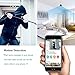 1080p HD WIFI Security Camera - Wide Angle Panorama (190°) Video Monitoring IP Camera, Wireless WIFI Home Security Surveillance System with Two-way Audio, Motion Detection, Night Vision, Auto Cruise …
