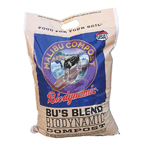 Malibu Compost 100507245 Bu's Blend Biodynamic Compost 12qt, 12 Quart, Brown/A