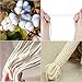 Blisstime Macrame Cord 3mm X 110Yards |Natural Cotton Macrame Rope|3 Strand Twisted Cotton Cord | Soft Undyed Cotton Rope for Decorative Projects (3mmx100m(About 110 yd))