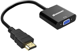 HDMI TO VGA 1080P HDMI Male to VGA Female Video Converter Adapter Cable For PC Laptop HDTV Projectors and other HDMI input de