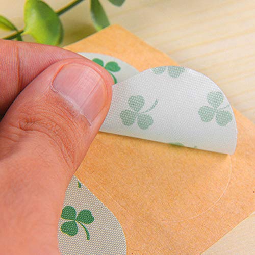 image for Tubwair Deodorant Sticker (12-Pack) Clover Printed 6.53.5CM Oval Odor 