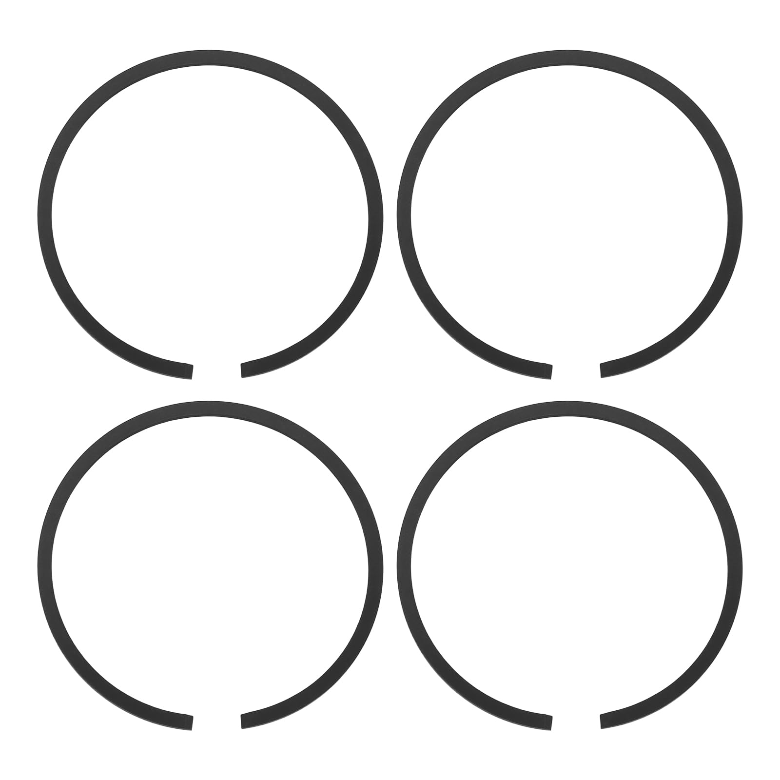 VGOL 4pcs 49x1.5mm Piston Ring Set Replacement Part 1127 034 3006 Compatible with Stihl TS400 Compatible with Stihl TS350 TS360 with 49mm Piston