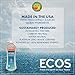 Earth Friendly Products Ecos 4X Ultra Concentrated Liquid Laundry Detergent, 200 Loads, Magnolia & Lily, 50 Fl Oz (Pack of 2)