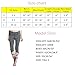 Klorify Belly Dance Pants Yoga Tights Tie up Leggings Strappy Dry Fit Workout Capris High Waist (Large, Black)