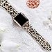 Laffav Compatible with Apple Watch Band 40mm 38mm iWatch Series 5 4 3 2 1 for Women Men, Classic Leopard Print, S/M