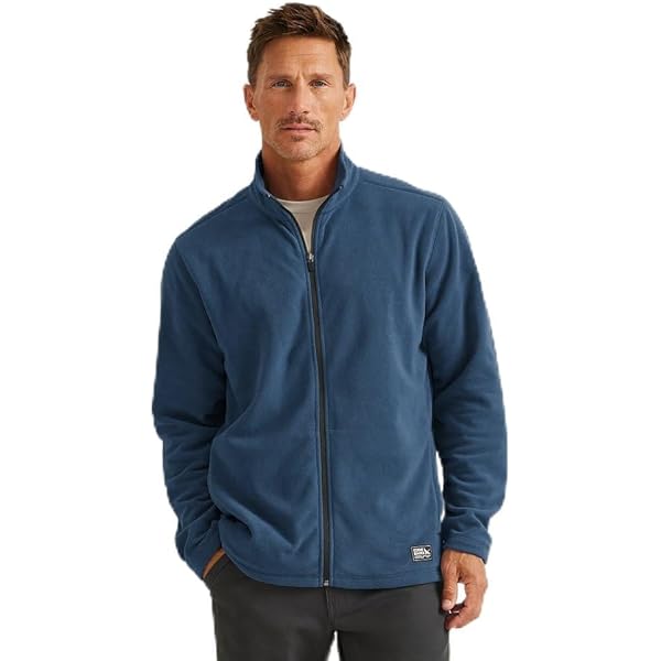 Eddie Bauer Men's Chilali Faux Shearling-Fleece Full-Zip Mock