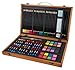 Alex Artist Stduio Portable Essential Art Supplies with Wood Carrying Case Kids Art and Craft Activity