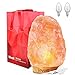 Levoit Large Salt Lamp, Himalayan / Hymilain Sea Pink Crystal Large Salt Rock Lamps, Night Light, Real Rubber Wood Base, Dimmable Touch Switch, Luxury Gift Box(ETL Certified, 2 Extra Original Bulbs)