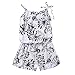ZHUANNIAN Baby Toddler Girls Outfits 2PC Cami Tops and Shorts Set Summer Boho Hawaiian