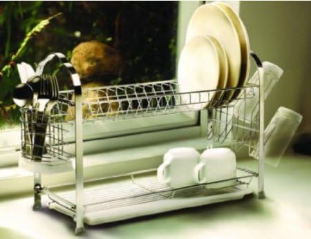 Vanderbilt Home Deluxe 2 Tier Dish Rack by Vanderbilt Home