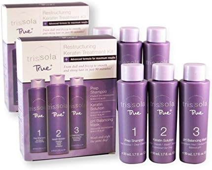 Trissola True Keratin Treatment Trial Kit  1.7 OZ (Set of 2)