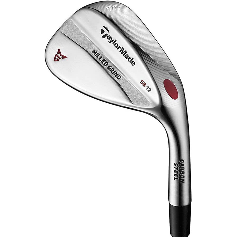 TaylorMade Golf MG1 CHROME WEDGE, 52 DEGREE LOFT, 9 DEGREE STANDARD BOUNCE, RIGHT HAND, STIFF FLEX