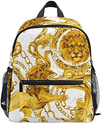School Bag Cartoon Golden Lion King Preschool Backpacks Children Travel Daypack for Boys Girls