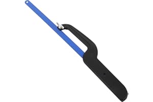 Alipis Mini Hacksaw Hand Saw for Wood and Plastic Cutting Compact Model Craft Tool with Hooked Blade for