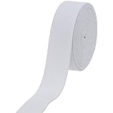 Cotowin 1-inch White Plush Elastic,Soft Comfortable Sewing Elastic - 3 Yards