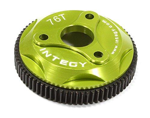 Integy RC Model Hop-ups T8008GREEN 76T Metal Spur Gear for Traxxas Stampede 2WD, Rustler & Slash