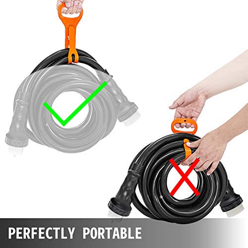 VEVOR Generator Extension Cords 50Amp 75ft 125/250V, Backfeed Cord with