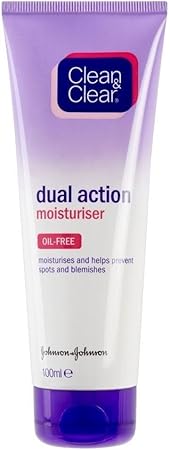 clean and clear dual action moisturiser