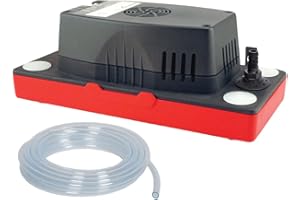 Asurity by Diversitech CP-22LPT low profile 110v 22ft lift condensate pump with 20ft clear vinyl tubing