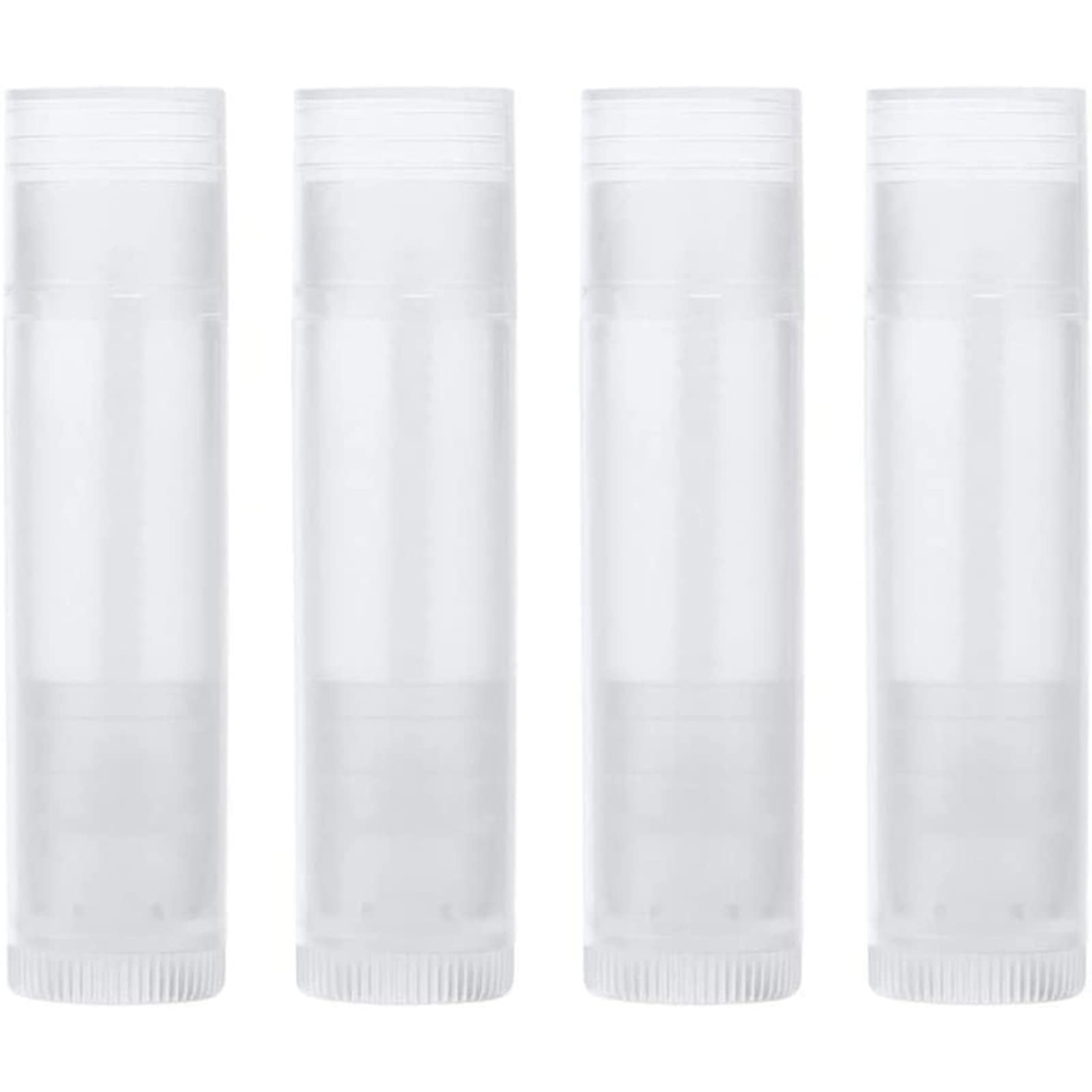 Lip Balm Tube, 25PCS Plastic Clear Empty Lipstick Tube DIY Lip Balm Cosmetic Containers Travel Bottle
