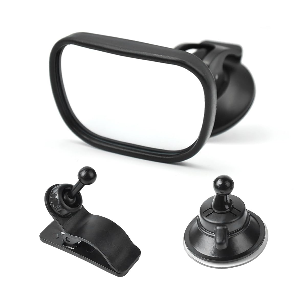 Photo 1 of Kewucn Baby Car Mirror, Shatterproof Automotive Interior Rearview Baby Observation Mirror, Adjustable Child Safety Seat Rear View Mirror, Universal Accessories for Most Cars