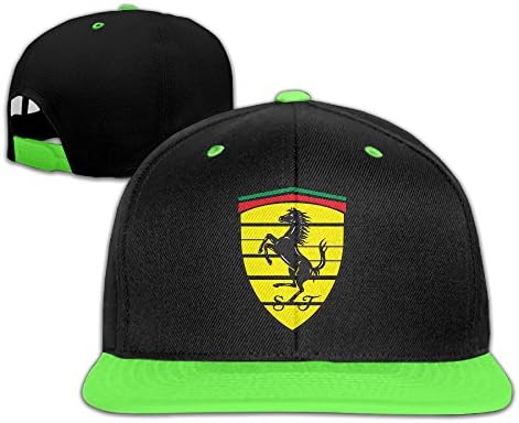 EVALY Teenager Ferrari Emblem Mesh Basketball Caps Hat