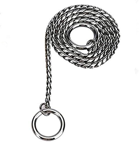 Umisun Dog Snake Chain Choke Collar P Chock Metal Chain Pet Collars Necklace Walking Training Pet Supplies for Small Medium Large Dogs