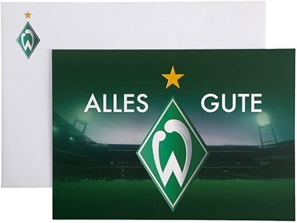 Gluckwunschkarte Alles Gute Sv Werder Bremen Amazon De Sport Freizeit Gluckwunschkarte Alles Gute Sv Werder Bremen Amazon De Sport Freizeit