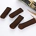 24 PCS Chair Leg Socks Coffee Furniture Leg Socks - Knitted Elastic Chair Leg Floor Protectors for Avoid Scratches - Furniture Booties Covers for Moving Easily and Reduce Noise