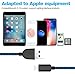 TNSO MFi Certified iPhone Charger Lightning Cable 5 Pack [3/3/6/6/10FT] Extra Long Nylon Braided USB Charging & Syncing Cord Compatible iPhone Xs/Max/XR/X/8/8Plus/7/7Plus/6S/6S Plus/SE/iPad/Nan More