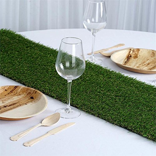Tableclothsfactory Artificial Grass Table Runner For Table