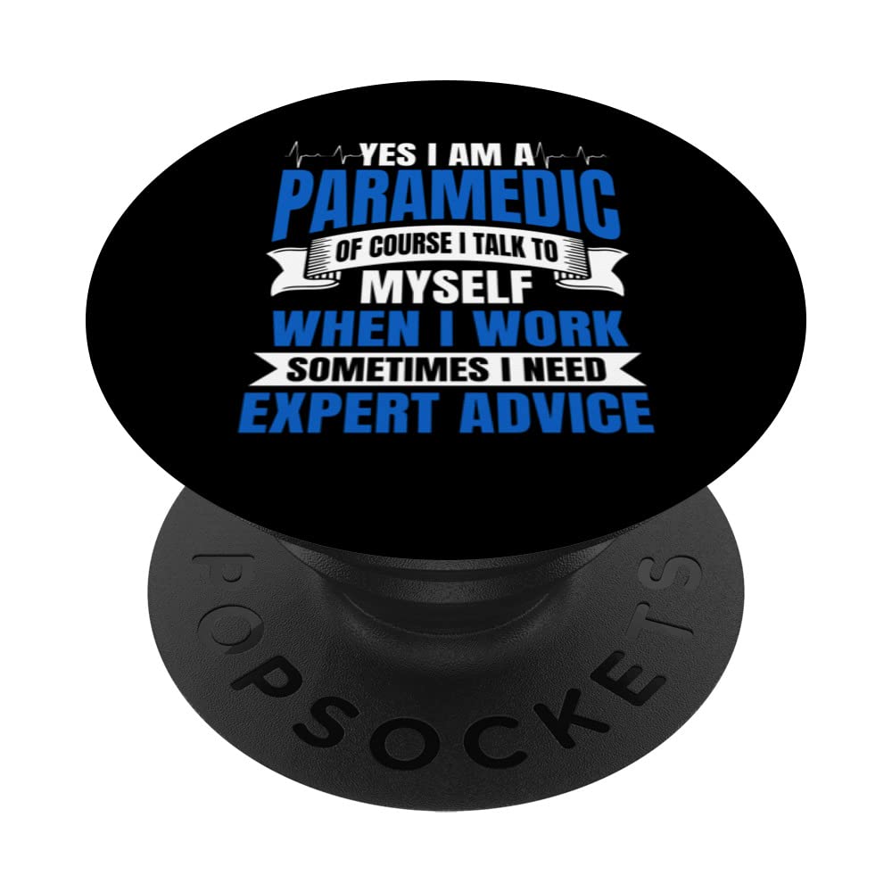 Paramedic Ambulance Attendant Emergency Medical Technician PopSockets Swappable PopGrip