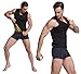 IFLOVE Sweat Vest for Men Weight Loss Neoprene Sauna Suit Body Shaper Tank Hot Top Tummy Fat Burner Slimming Shapewear Black No Zip