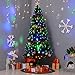 HOMCOM 6' Artificial Holiday Pre-Lit Fiber Optic / LED Light-Up Christmas Tree With 8 Light Settings And Stand