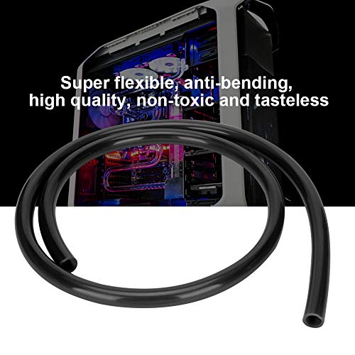 Bewinner-Tubo-Blando-Refrigeracin-por-AguaPVC-Tubo-de-Enfriamiento-de-Agua-Universal-Slim-de-Computer-95x127mm-Tubo-Blando-para-Computadora-Refrigeracin-por-AguaNegro