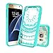 Case Samsung Galaxy S7 Phone Clear Case,AnoKe Mandala Cute Ultra Thin Slim Fit TPU Bumper PC Hard Back Protective Cell Phone Cover for Women Girls Kids Galaxy S7 2016 Verizon unlocked TM Mint
