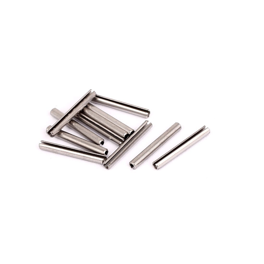 Sourcingmap 2.3x18mm 304 Stainless Steel Split Spring Roll Dowel Pins 10Pcs