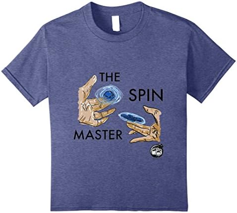 unisex-child Fidget Spinner 2 Hand Master T-Shirt by FotowBom 8 Heather Blue