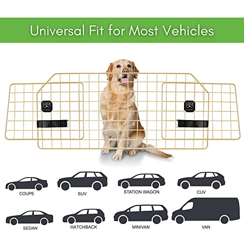 COLETA Dog Car Barrier for SUVs Vehicles Adjustable Large Pet