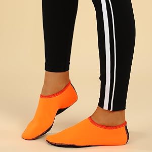 Breathable Water Socks for Women | Lightweight Aqua Shoes for Swimming, Surfing & Fitness