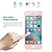 [2 Pack Rose Gold] iPhone 6 6s Plus Screen Protector, DONWELL Full Cover Mirror Effect Tempered Glass Screen Protector for iPhone 6 6s Plus [HD Clear] [ Scratch-Resistant] [Bubble Free]