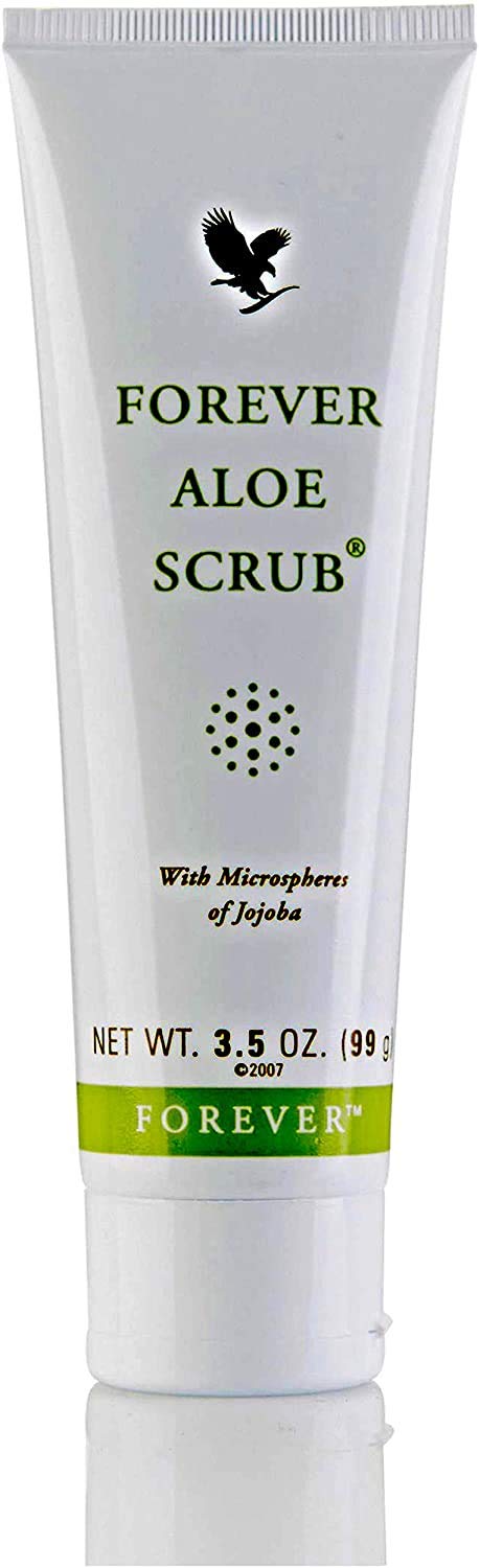 Forever Living Aloe Scrub uses microspheres of jojoba for a gentle cleansing experience.