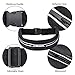 Best Running Belt Pocket Belt Waist Pack Pouch Sweatproof Rainproof Slim With 2 Expandable Pockets and No Bounce Zipper For Phone, Cards, Money, Sports,Travel, Jogging, Spy, Cycling, Hiking …