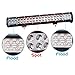 Northpole Light 20 Inch 126W Waterproof Spot Flood Combo LED Light Bar with 2PCS 18W Cree Flood LED Work Lights and 12V 40A Wiring Harness for Off Road,Jeep, Truck, Car, ATV, SUVthumb 3