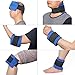LotFancy Reusable Gel Ice Pack Wrap, 2 Gel Packs with Cover, Hot Cold Therapy for Sport Injuries, First Aid, Neck Knee Head Ankle Wrist Elbow Foot Calves Pain Relief